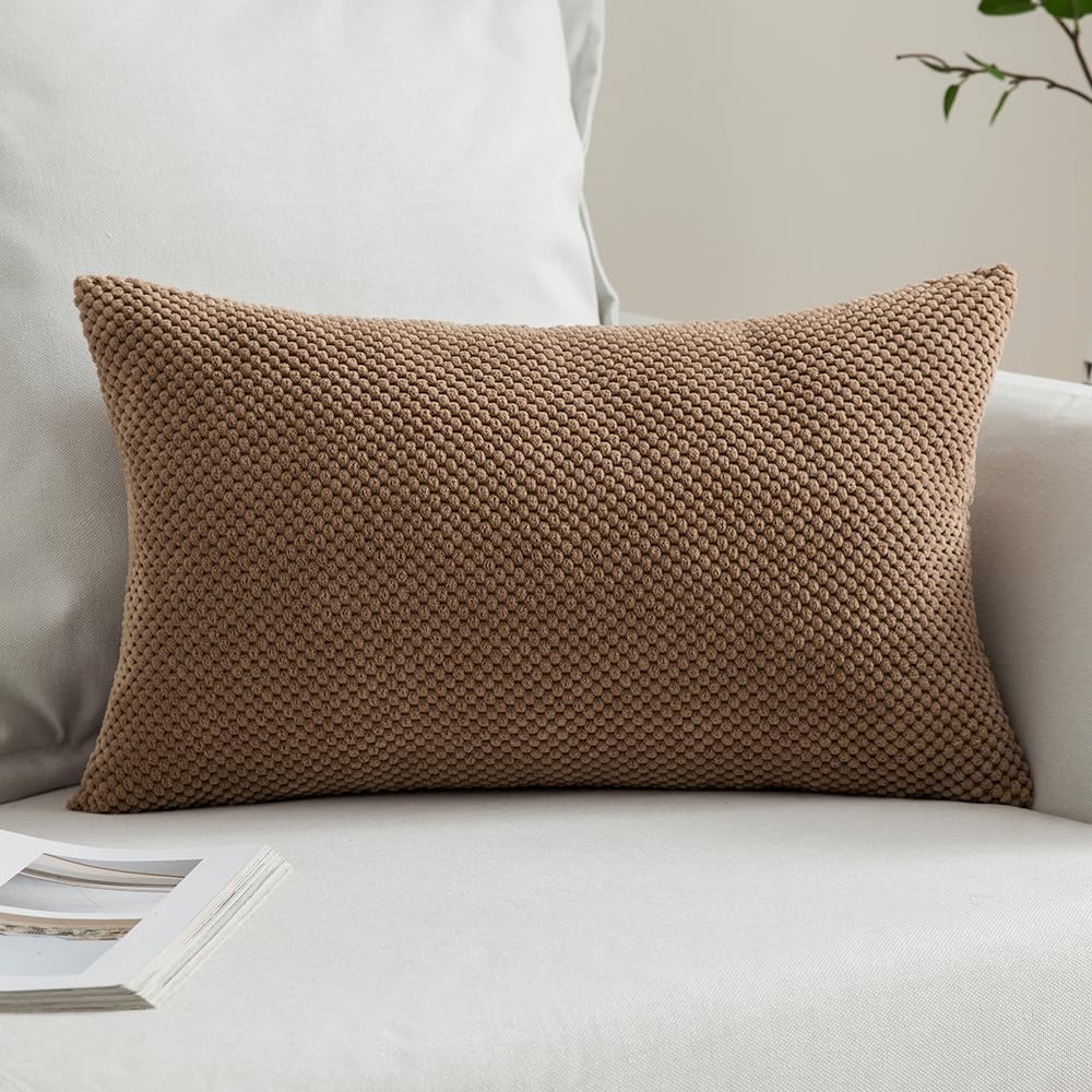 3 Federe Per Cuscini Divano 43x43 Cm - Morbide In Poliestere, Con Cerniera Invisibile, Tinta Unita, Per Ogni Stagione - 2