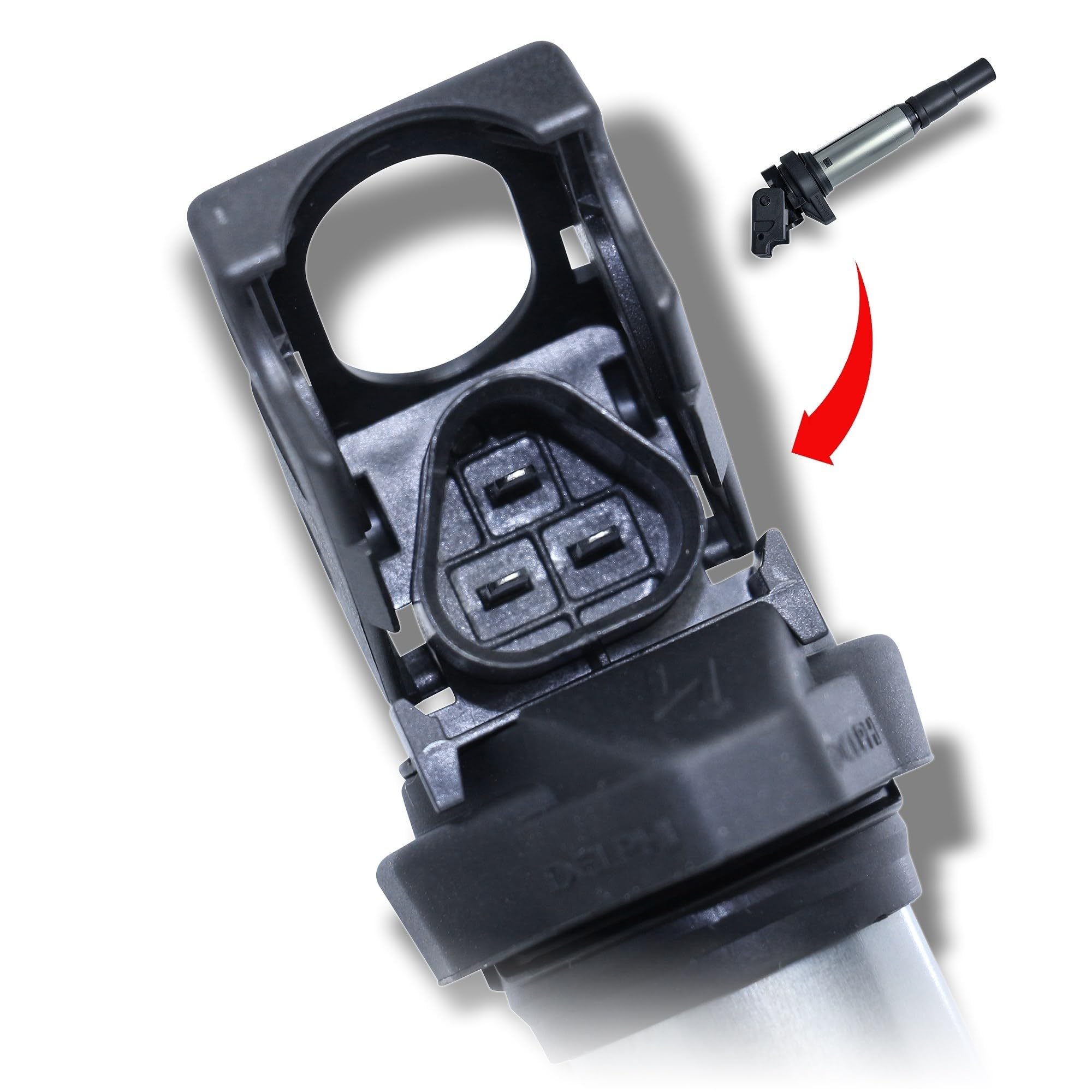 DELPHI Bobina d'accensione 12V Sistema Di Accensione GN10572-12B1 Compatibilità con OPEL GRANDLAND X A18 Astra L Hatchback C02 Astra L Sports Tourer, BMW 3 Sedan E90 3 Sedan E46 1 Hatchback E87