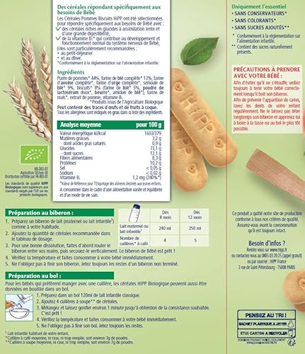 Hipp Céréales Pommes Biscuits Boîte dès Bio - vue 4