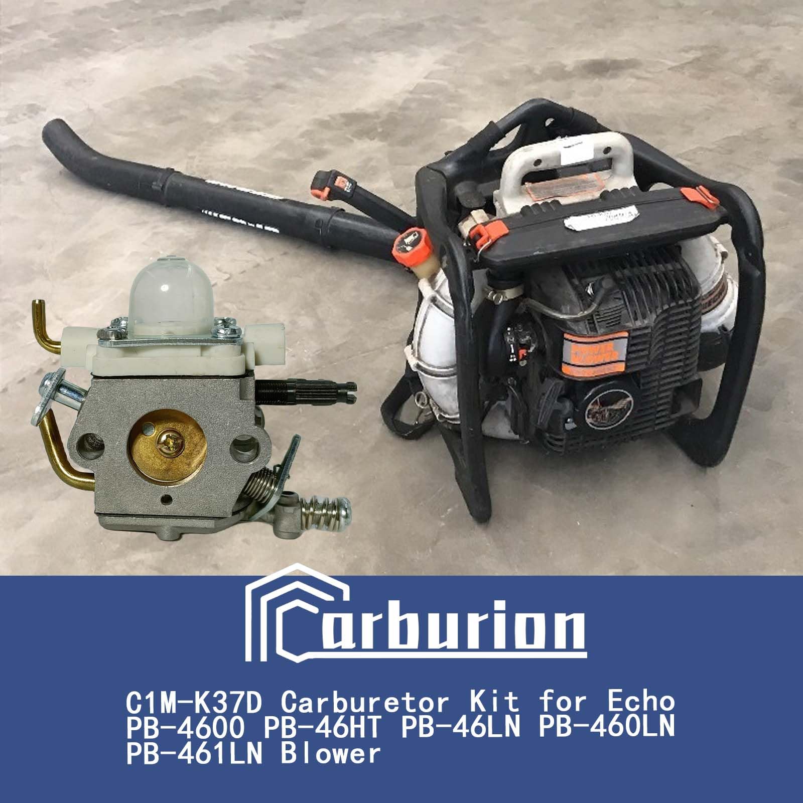 Kit de carburateur C1M-K37D de haute qualité pour Echo PB-4600 PB-46HT PB-46LN PB-460LN PB-461LN Shindaiwa 12520008261 12520008560 1252000856 Souffleur remplace Zama C1M-K37D 1M-K37
