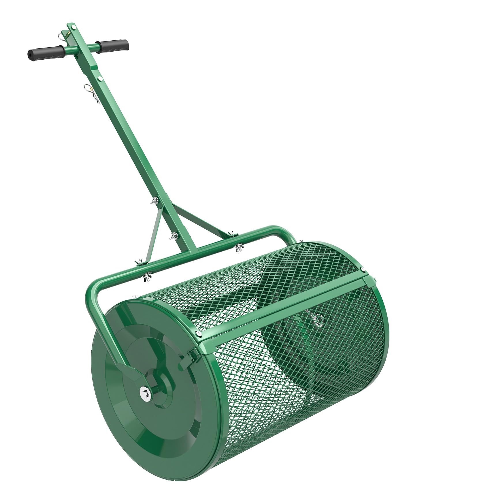 Seeutek Compost Spreader, 24 Inch Upgraded Peat Moss Spreader