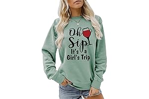 Oh Sip It's A Girl's Trip Sweatshirts for Women
