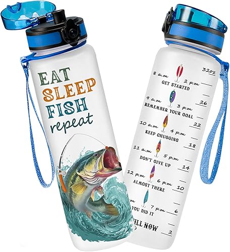 Miniatura 20 de Botella Rastreadora de Agua de Dibujos Animados de Perro de 32 Oz, Botella de Agua Aislada con Lindo Personaje de Perro Lindo perro,Azul 2,azul