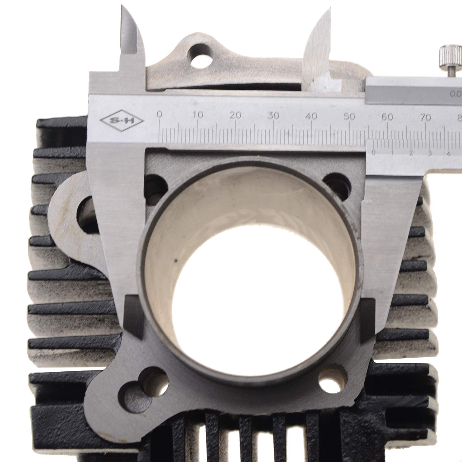 GOOFIT Kit de Reconstrucción del Ensamblaje del Forro del Cilindro de 52.4 mm con el Pistón de Las Juntas Reemplazo para el Motor de Motocicleta 110cc 4 Tiempos ATV Go Kart Dirt Bike Pit Bike