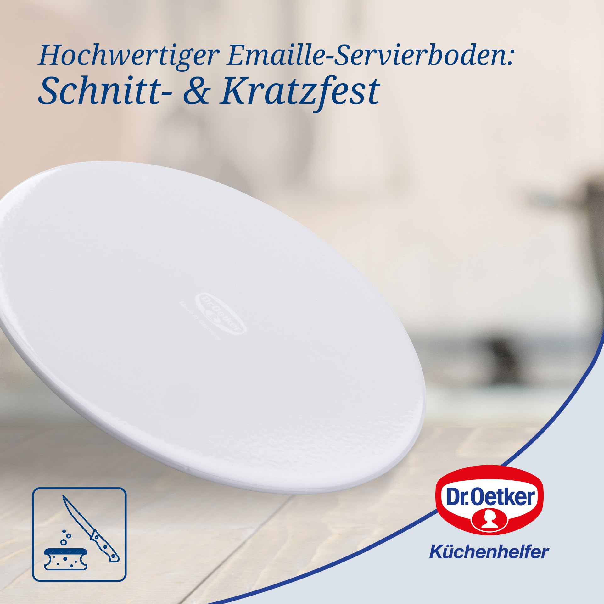 Dr. Oetker Springvorm 26 cm exclusieve, bakvorm met snij- en krasbestendige platte bodem met emaille afdichting, ronde taartvorm met ring van plaatstaal (kleur: grijs-bruin/crème) Hoeveelheid: 1 stuk Dr. Oetker Springvorm 26 cm exclusieve, bakvorm met snij- en krasbestendige platte bodem met emaille afdichting, ronde taartvorm met ring van plaatstaal (kleur: grijs-bruin/crème) Hoeveelheid: 1 stuk