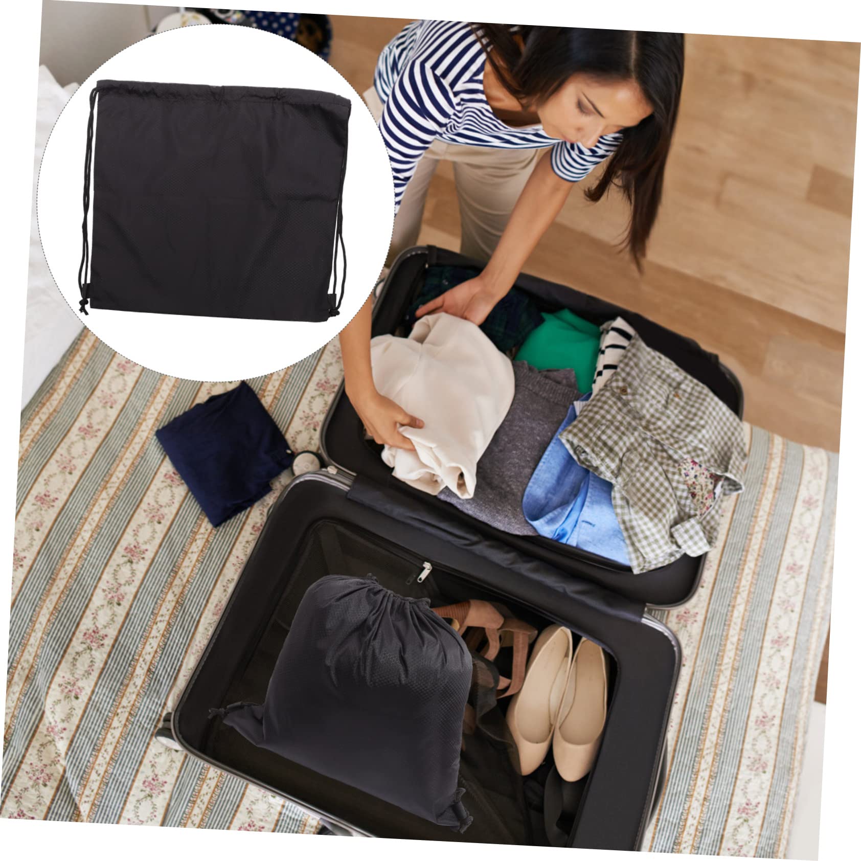 ABOOFAN 3 Pezzi Con Coulisse Sport Borsa Con Coulisse In Stoffa Zaini Con Per Adulti Zaino Da Palestra Per Donne Mochila Viajera Para Mujer Borse Per Attrezzatura Da Calcio Borsa