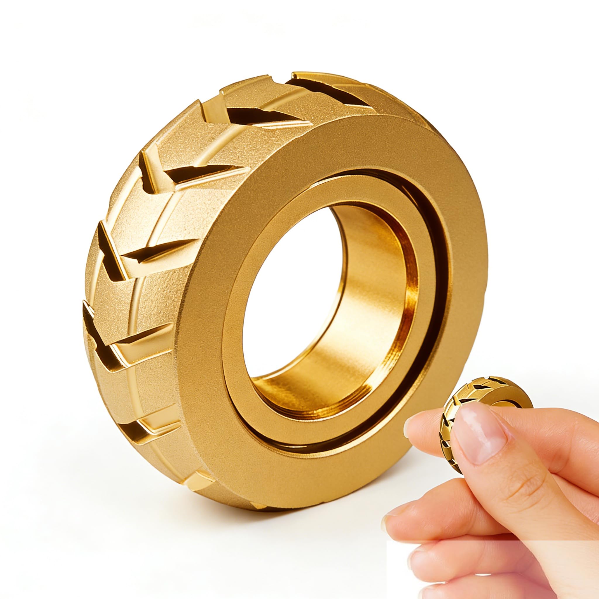 Amazon | 7JI リング型 フィジェットトイ リング フィジェットおもちゃ