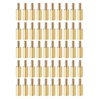 Vista 1 de YOKIVE 50 tornillos de separación M2.5, separadores hexagonales de latón para PCB, mantienen la altura consistente, ideal para placa base