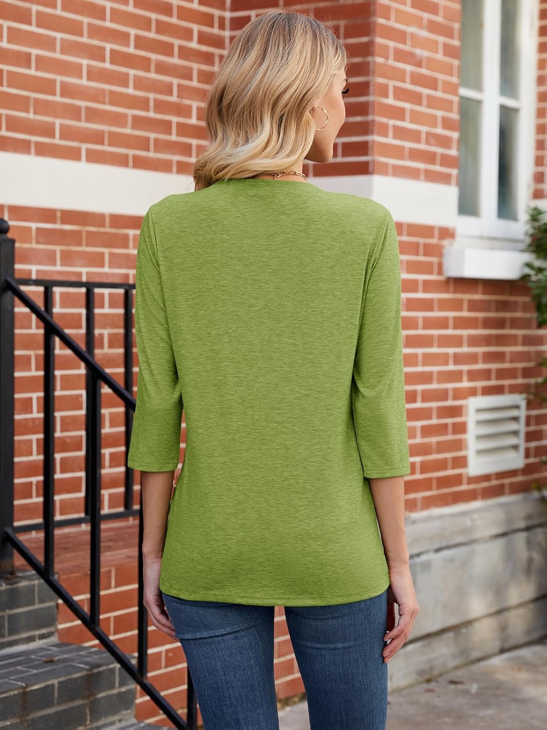 Chulianyouhuo Womens 3/4 Sleeve T Shirt Sunflower Graphic Tees Dandelion Flower Print Summer Casual Tops Blouse - Image 3