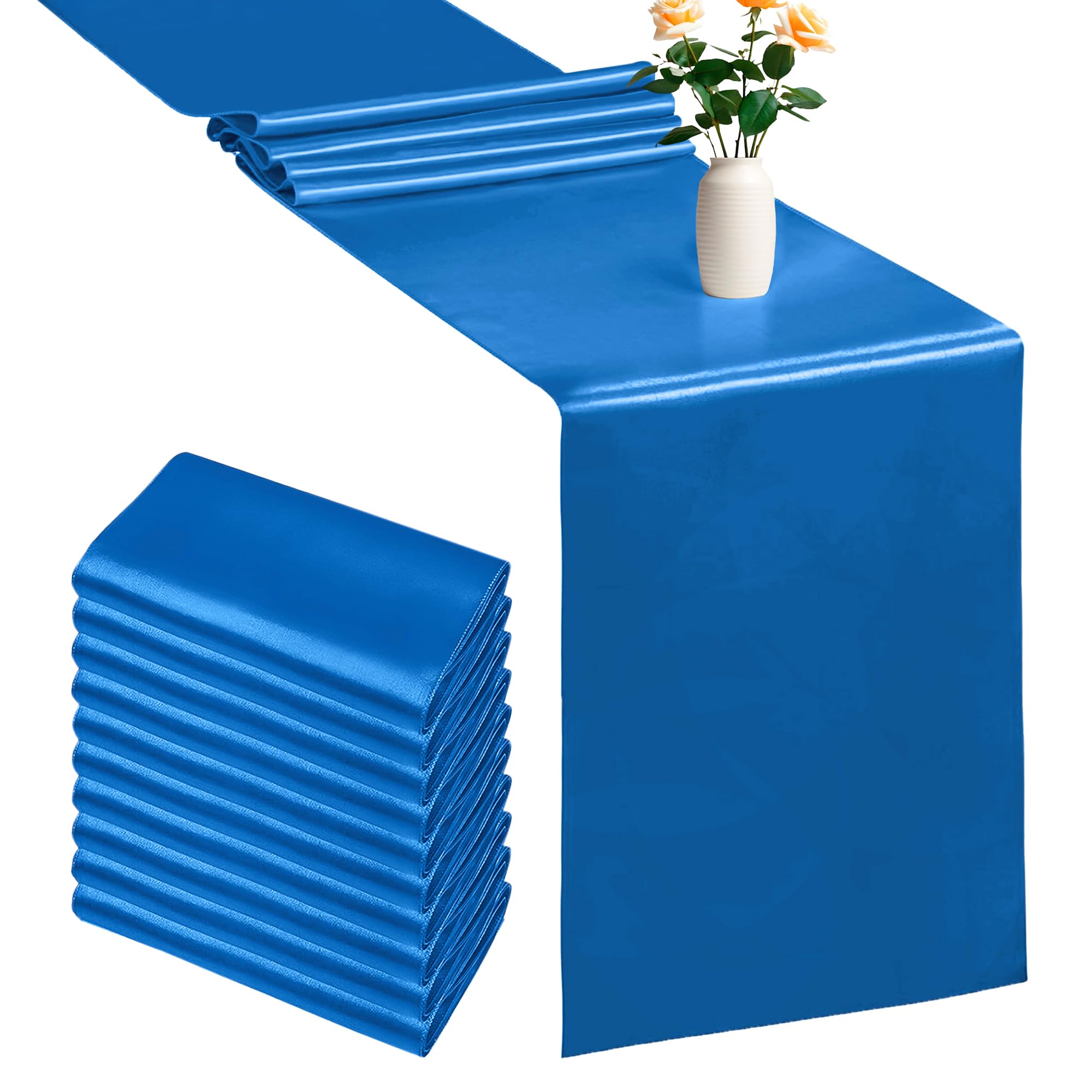 Trimming Shop Royal Blue Table Runner, 11 x 108 Inch (Pack of 10) โ image 1
