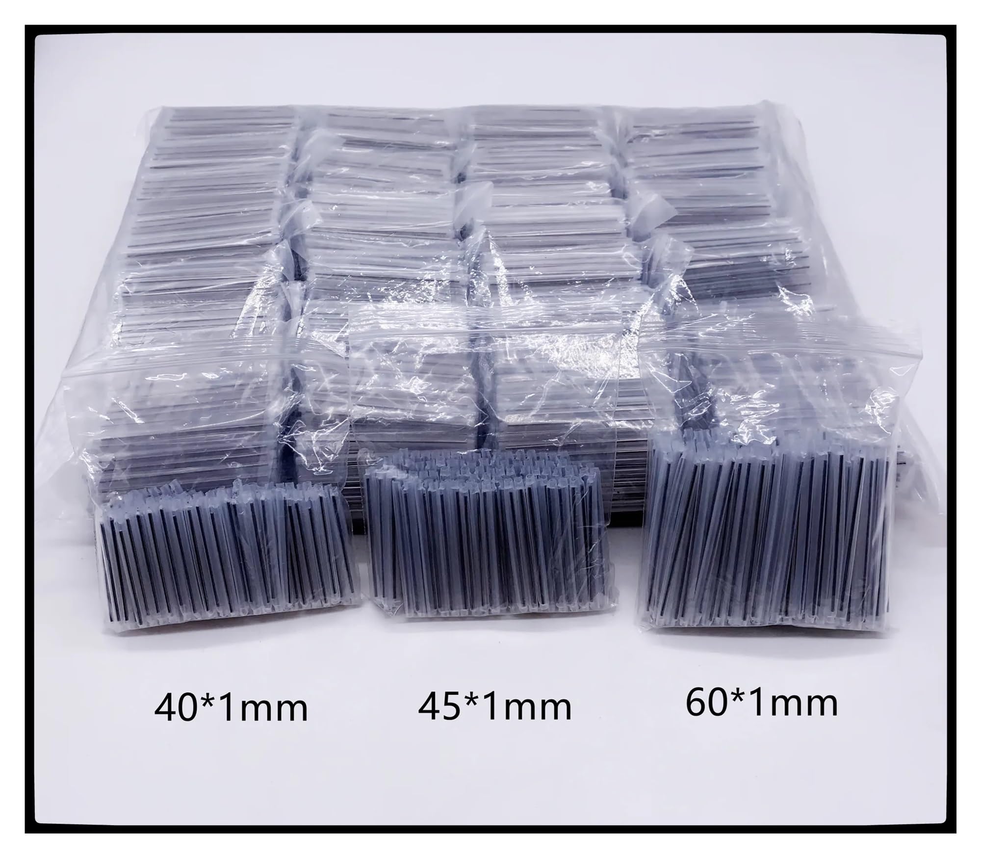 Manguito de Empalme de Fibra óptica, Manguitos de protección for Cables, 40 mm, 45 mm, 60 mm x 1,0 mm, Protector de Empalme termorretráctil FTTH, Tubo termorretráctil(40 1mm 2000pcs)