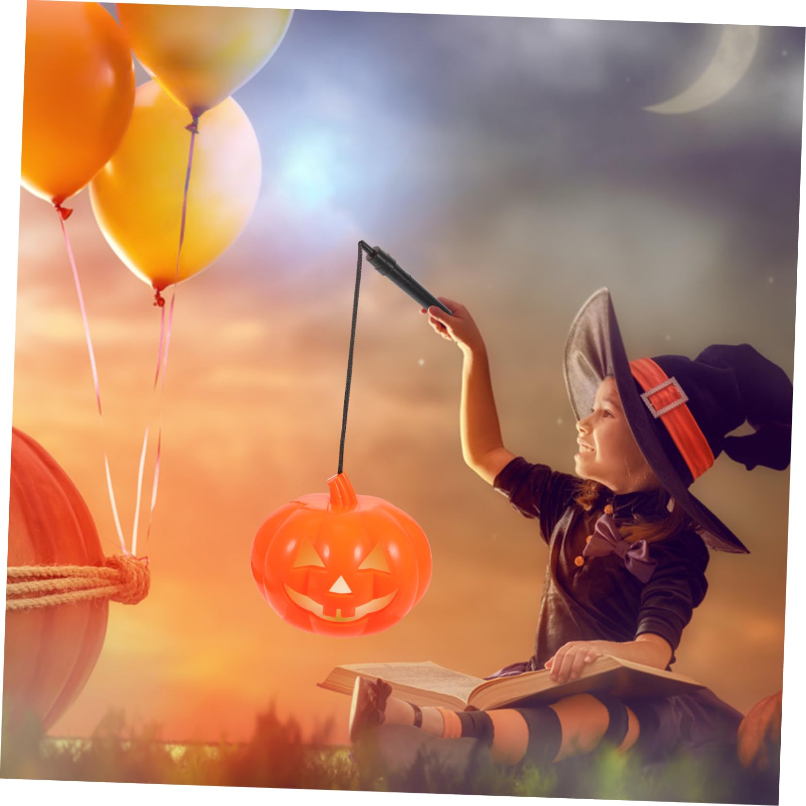 VALICLUD Decorative Hollow Led Pumpkin Lamp for Halloween Decor Lighted Pumpkin for Indoor and Outdoor Home Decoration for Parties and Gatherings