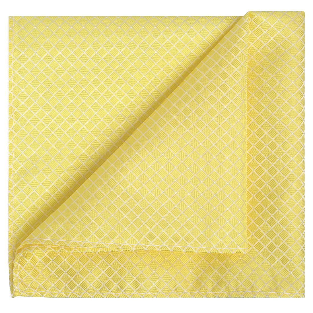 KissTies5PCS Solid Pocket Square Wedding Handkerchief + 1 Gift Box