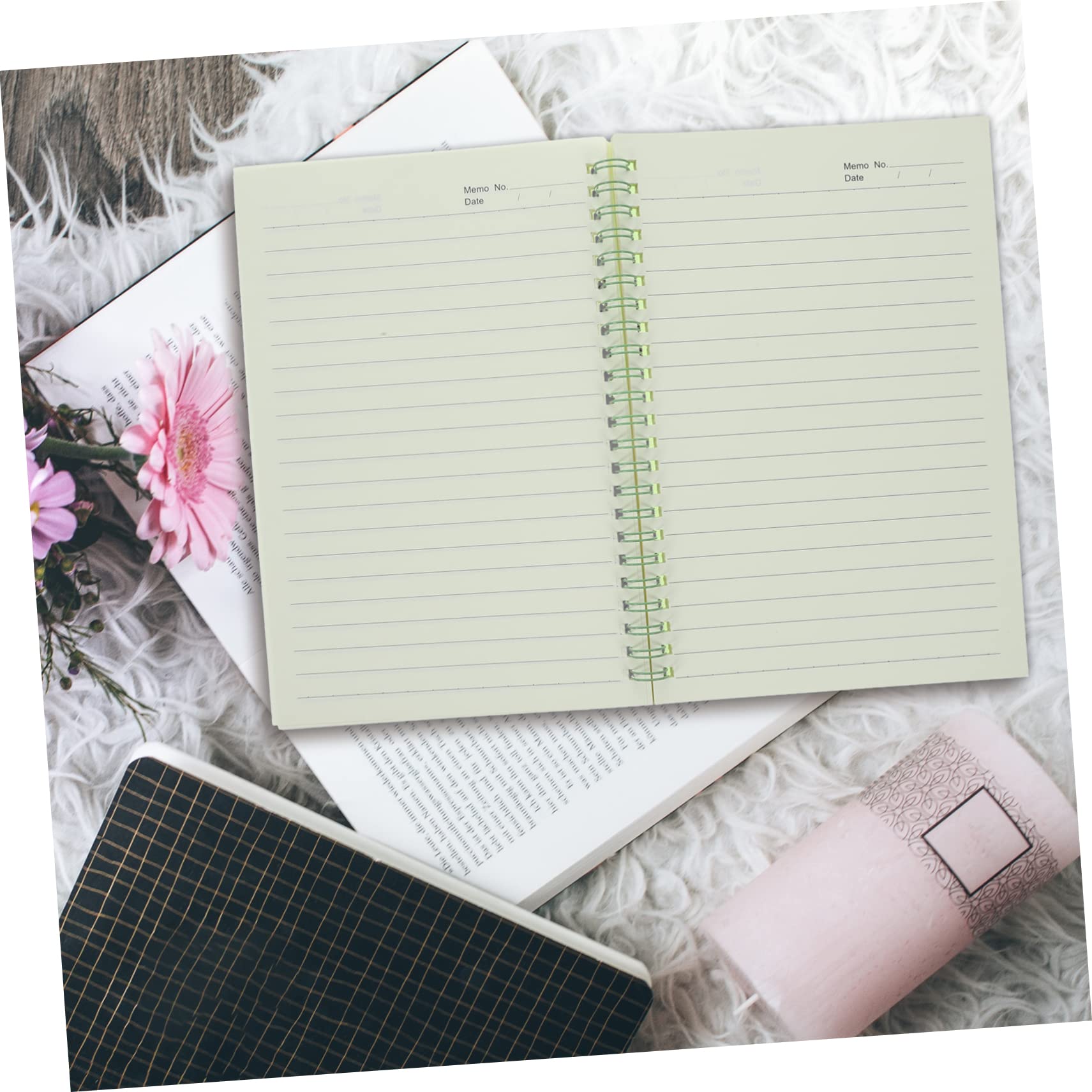 DOITOOL Cuaderno Multifunción A5 Espiral, 4 Unidades, Pp y Papel | Libreta de Notas de Bobina de Oficina, Decoracion Colegio, Cuadernos Espiral para Viaje y Trabajo