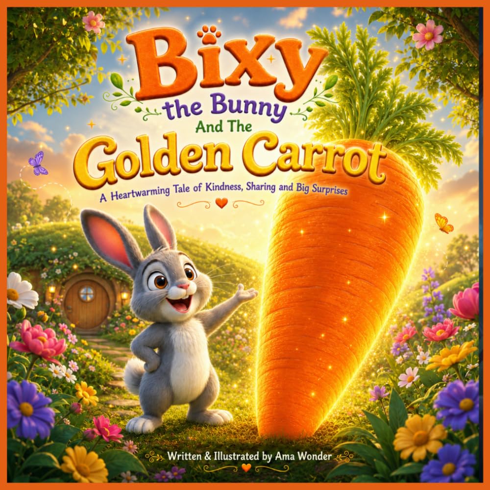 Bixy the Bunny And The Golden Carrot: A Heartwarming Tale of Kindness, Sharing and Big Surprises