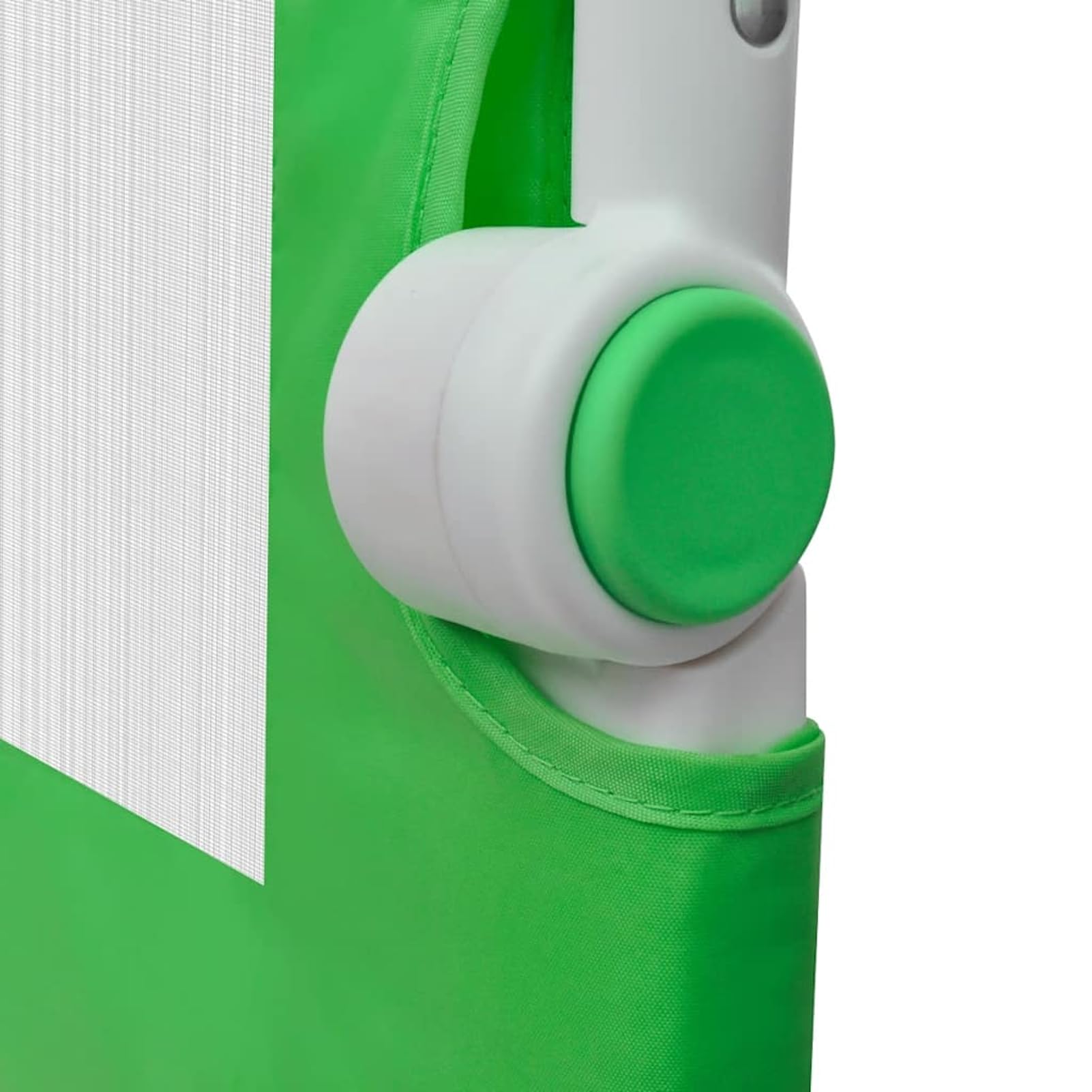 Gecheer Sponda di sicurezza per lettino bambino, dimensioni 150x42 cm, colore verde, per cameretta
