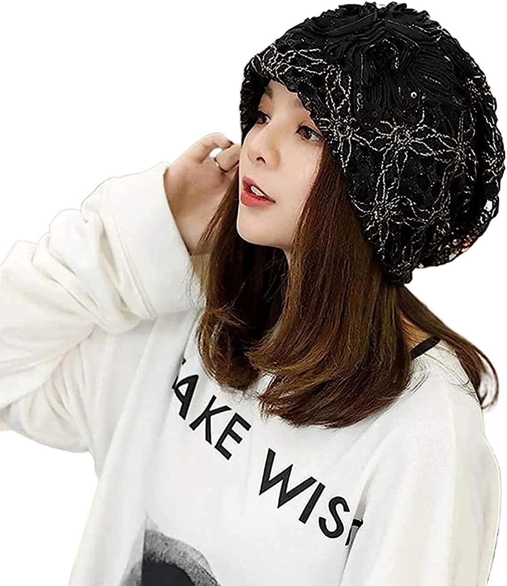 Gorro transpirable CIADAZ para mujer ideal para protegerse de EMF en la oficina