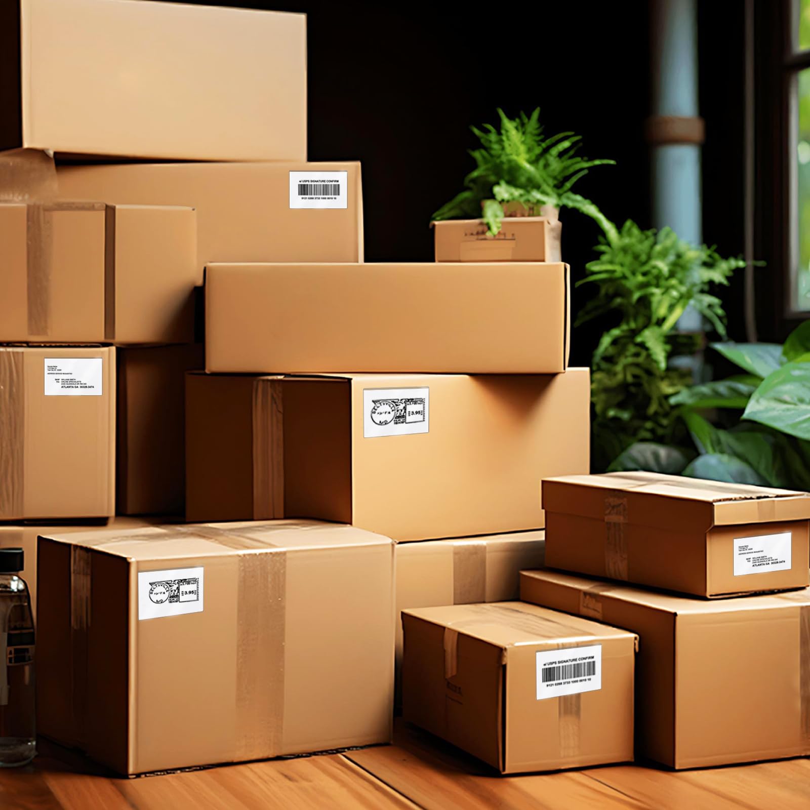 STARVAST 240 Stück Etikettenhalter Selbstklebend, 10 x 6 cm Wasserfest Beschriftungsfenster Selbstklebend Visitenkartenhüllen Kleben Sichthüllen für Büro Zuhause Schule Organisieren Sortieren (Transp