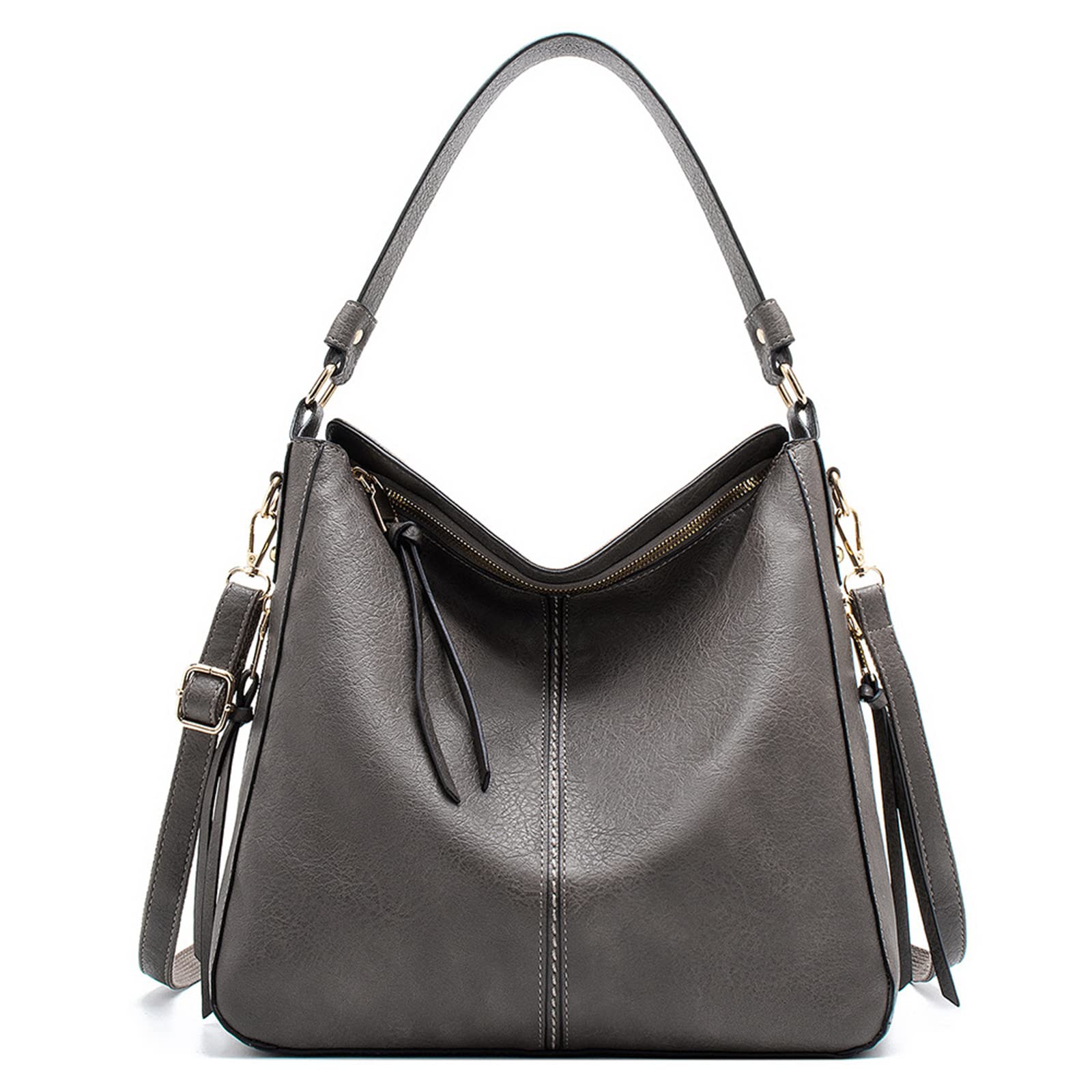 Bolso de hombro retro de piel sintética para mujeres y niñas, bolsos de mano de piel sintética para mujer
