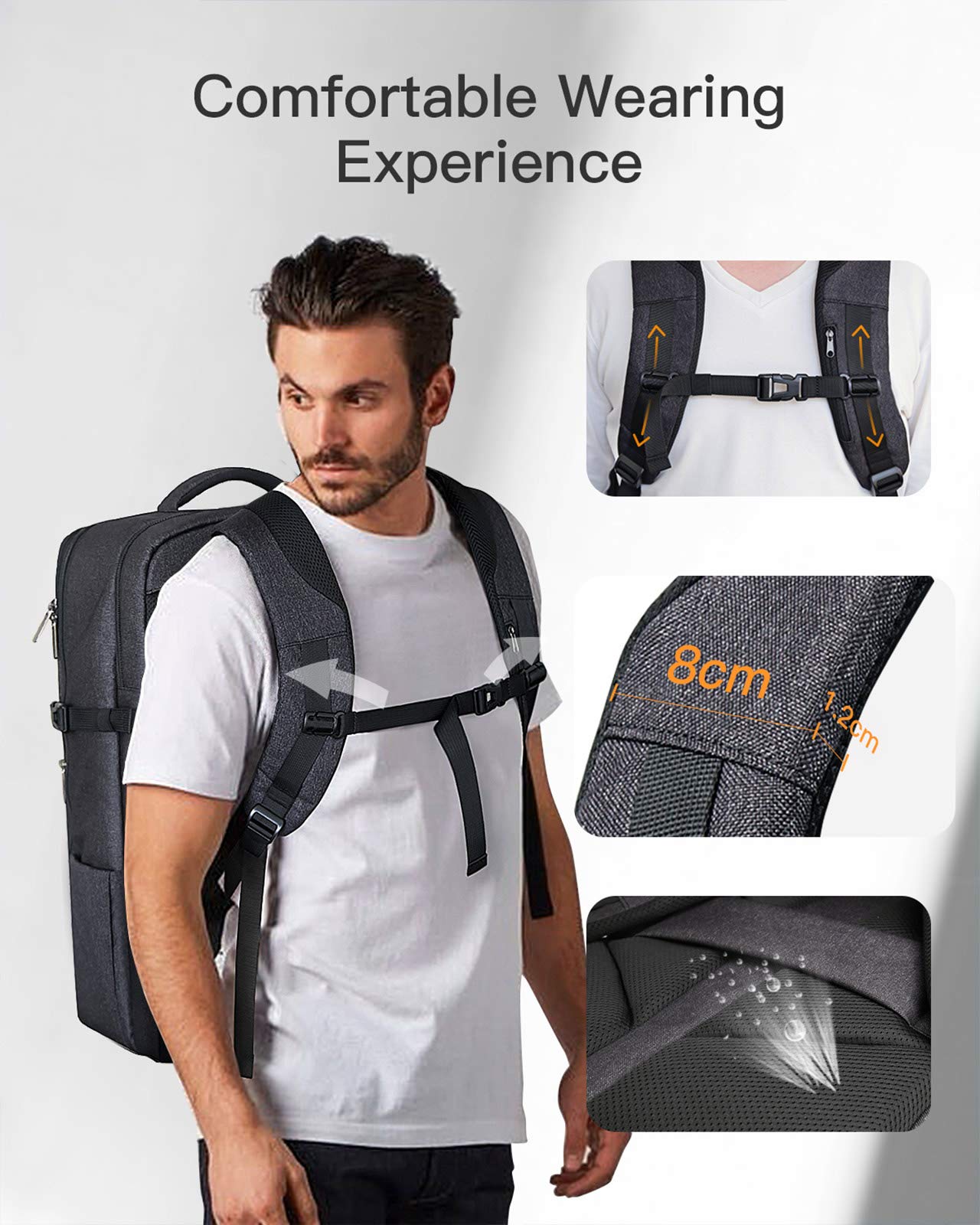 Buy Inateck 4042L Hand Luggage Backpack, Leisure Backpack, Plain