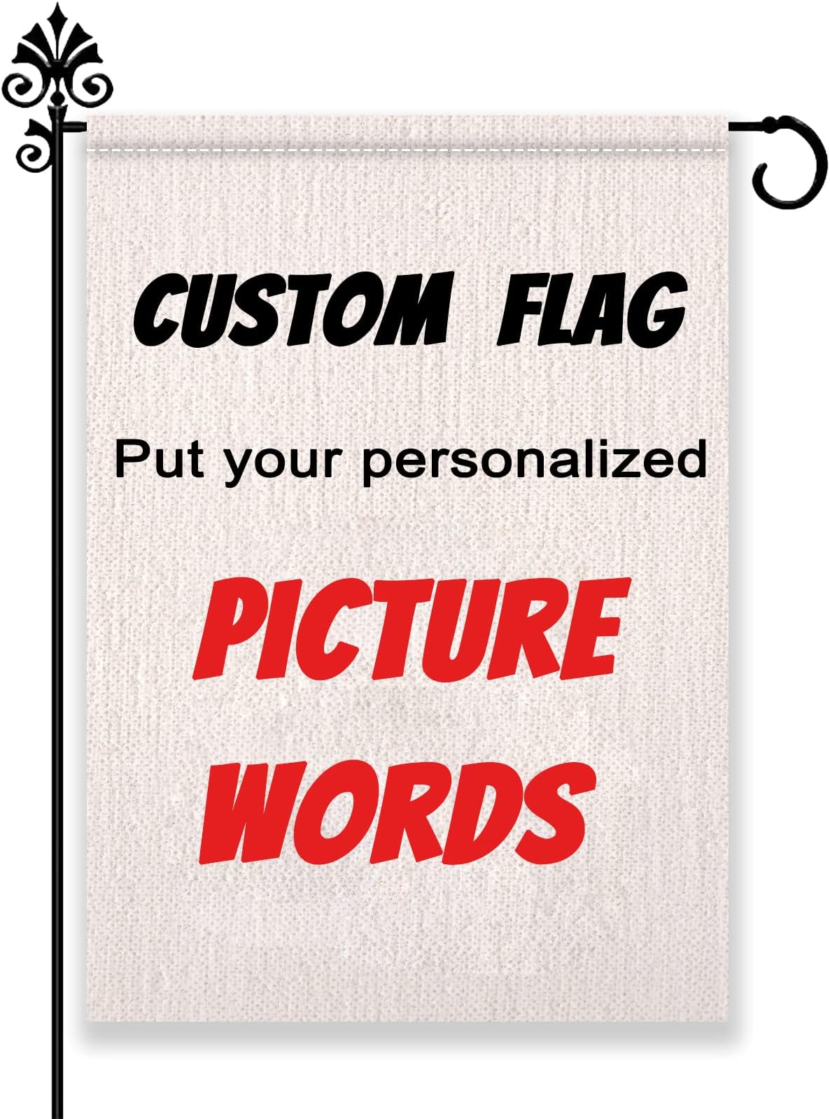 Personalised gardem Flags Decor,Double Sided Custom garden Flags,Design Your Own Picture/Text Yard Flag for Outside Lawn Patio Garden Home Decorating.