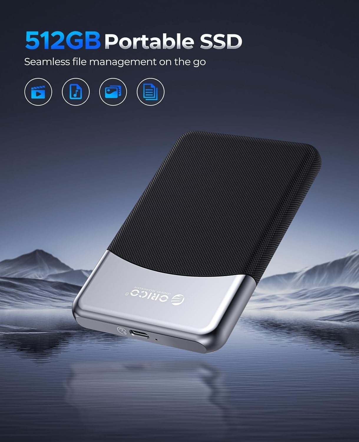 512GB SSD USB C&A Portatile - Dettaglio