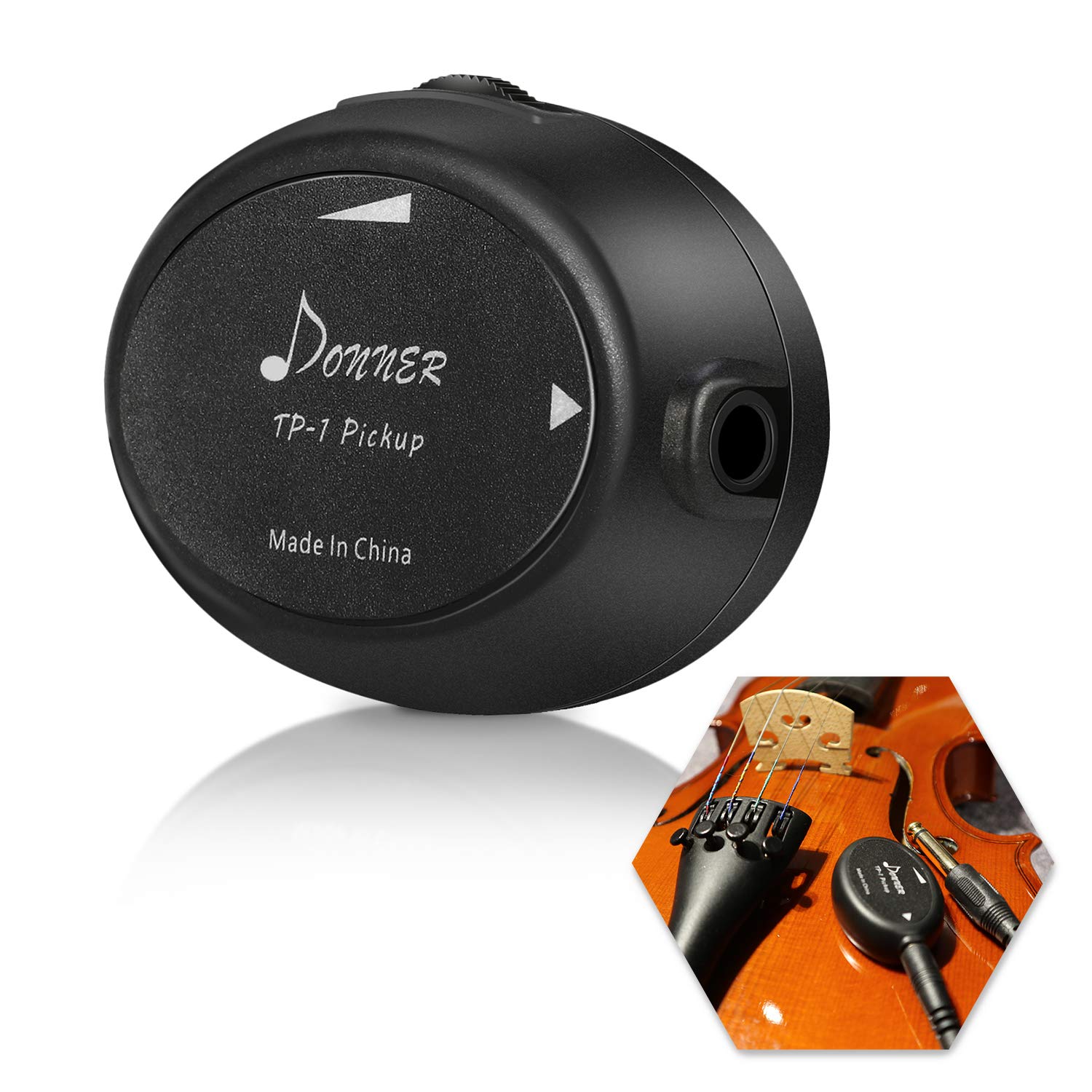 Buy Donner Acoustic Guitar Pickup Transducer TP1 Guitar Pickup Contact