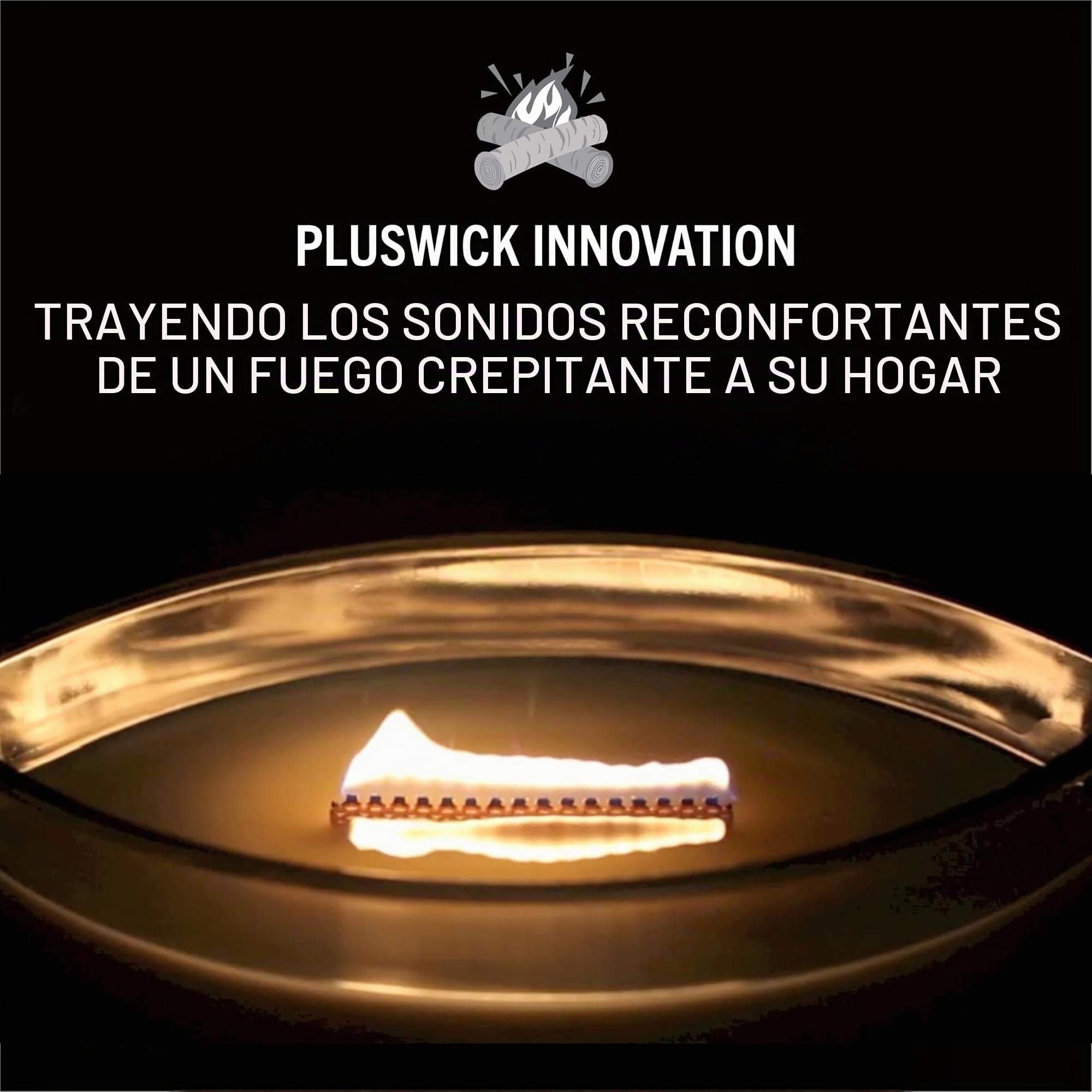 WoodWick Vela Perfumada con Mecha Crepitante | Vela Elipse Rouge Oud | Velas de Larga Duración: Hasta 50 horas de duración | Regalos perfectos para mujeres