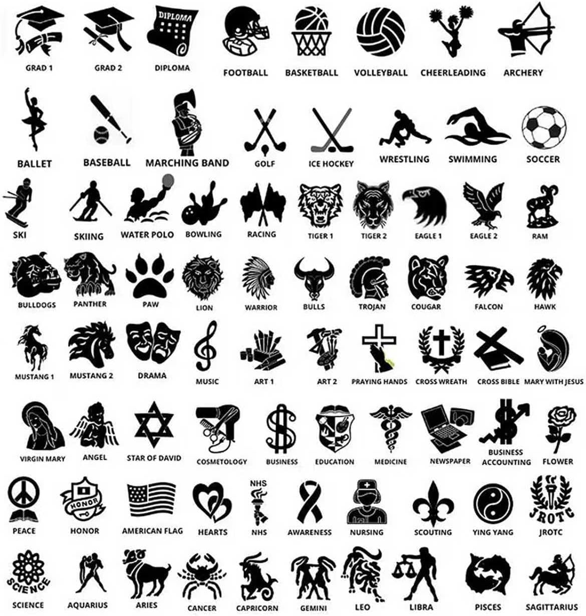 Custom Class Rings for Women High School Personalized 2026 Sterling Silver Graduation Ring with Customized Name Birthstone for Her Grad University College School Friends Daughter Women