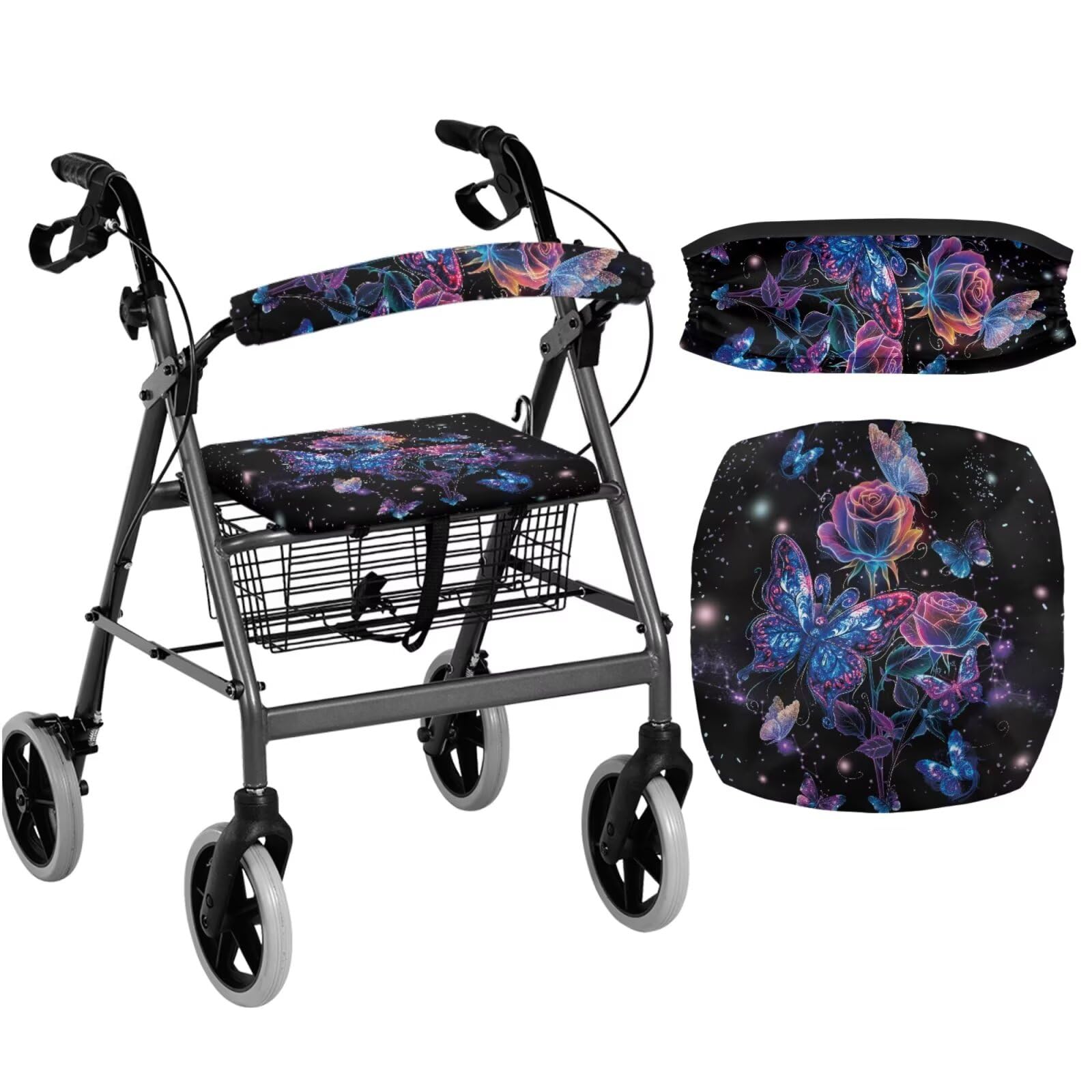 Rollator Seat Covers - Butterfly Design -31 Rollator Seat Covers - Butterfly Design -31