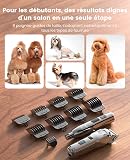 oneisall 4 in 1 Tosatrice per cani con pelo folto/denso - 8