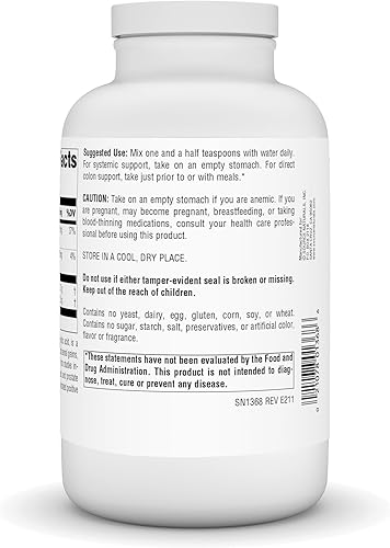 Miniatura 3 de IP-6en polvo 2500mg-400G Source Naturals, Inc. 400g en polvo