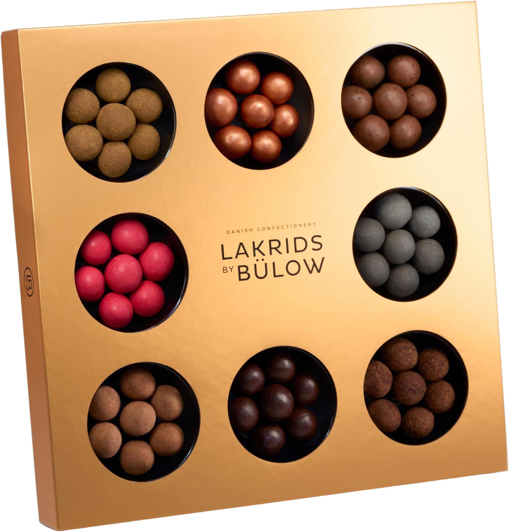 LAKRIDS BY BÜLOW - WINTER SELECTION BOX - 350G - Finest Liquorice Coated in Creamy Chocolate