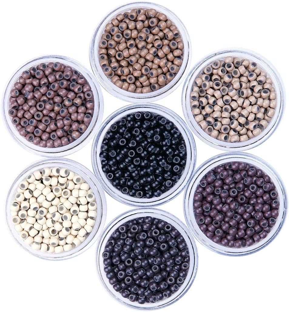 Silicone Nano Rings - 1000 Pieces, Black