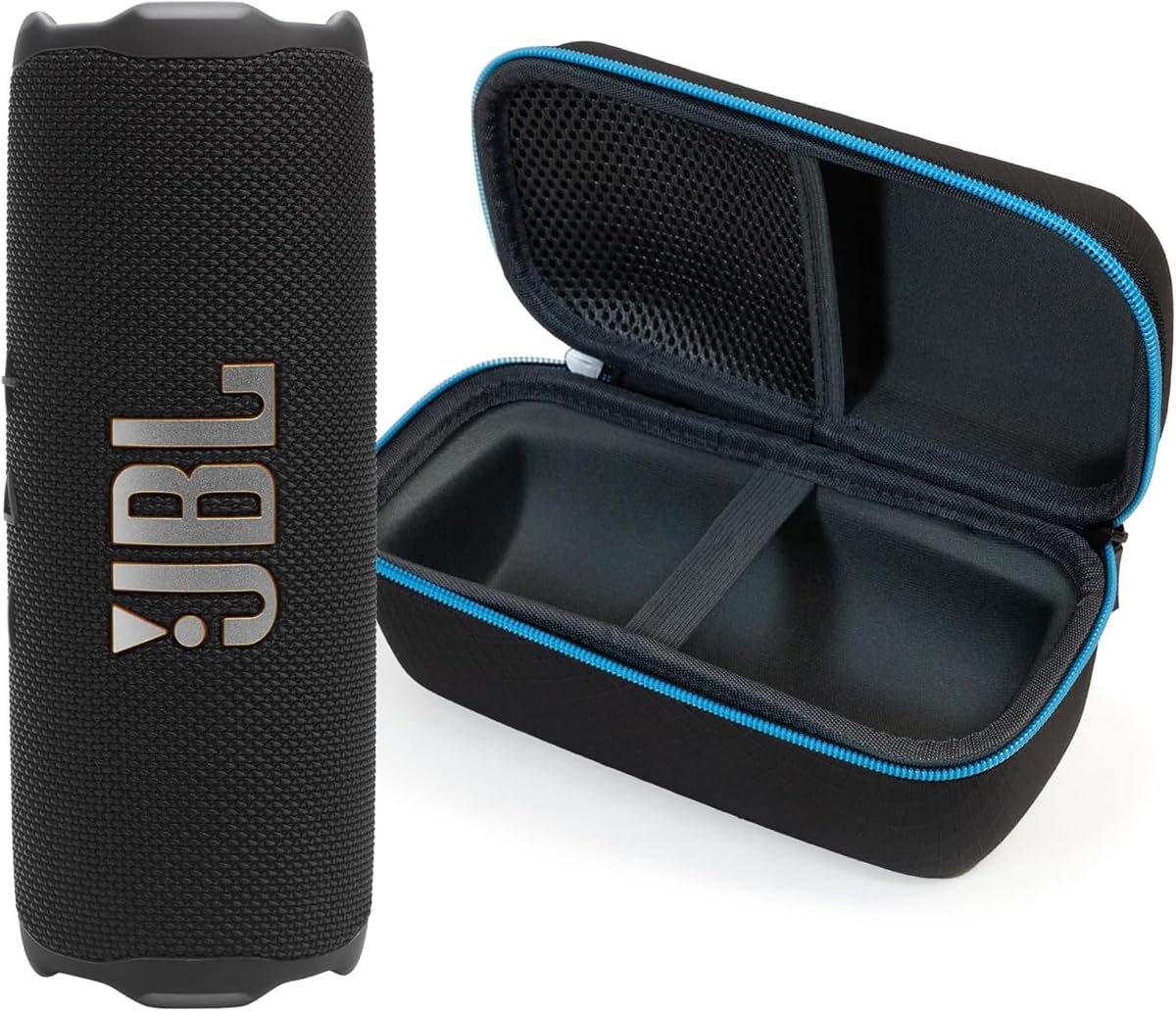 Flip 7 (Negro) + ¡Paquete con divvi! Estuche rígido protector (negro)
