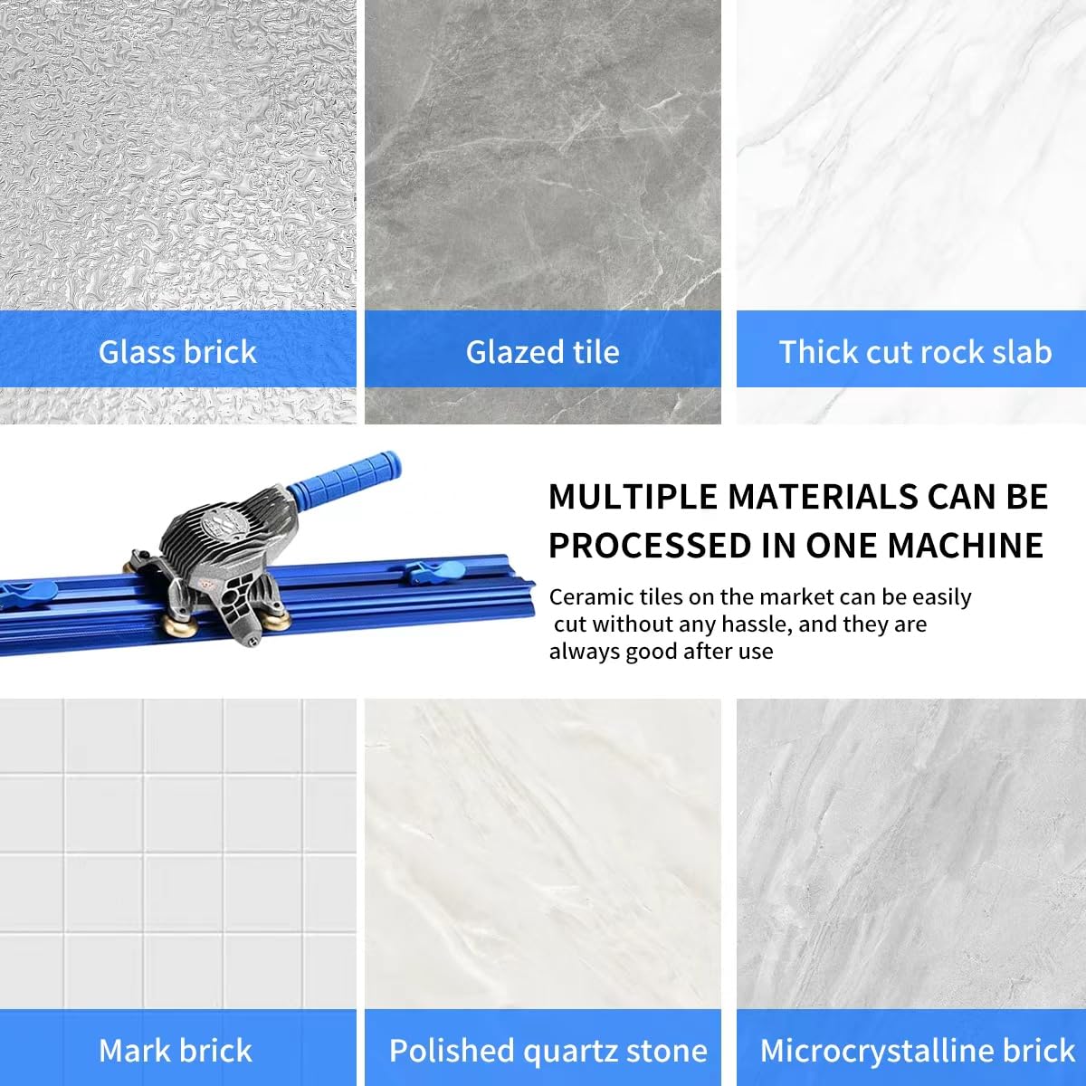 Cortador de Azulejos Manual Profesional, Doble Rail de 300cm con Ventosas, para Porcelana y Cerámica de Gran Formato, Corte Preciso sin Astillas, Kit Completo con Maletín
