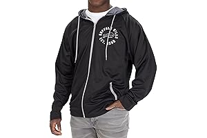 Zubaz Men's Buffalo Bills NFL Black Mono Full Zip Hoodie with Viper Print Details