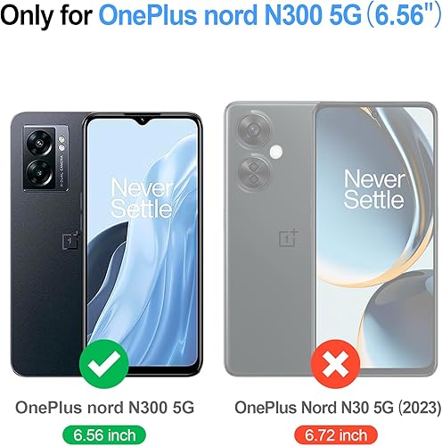 Miniatura 2 de Antsturdy Funda tipo cartera para OnePlus nord N300 5G con tarjetero para mujeres y hombres, OnePlus nord N300 5G, bloqueo RFID, piel sintética, a