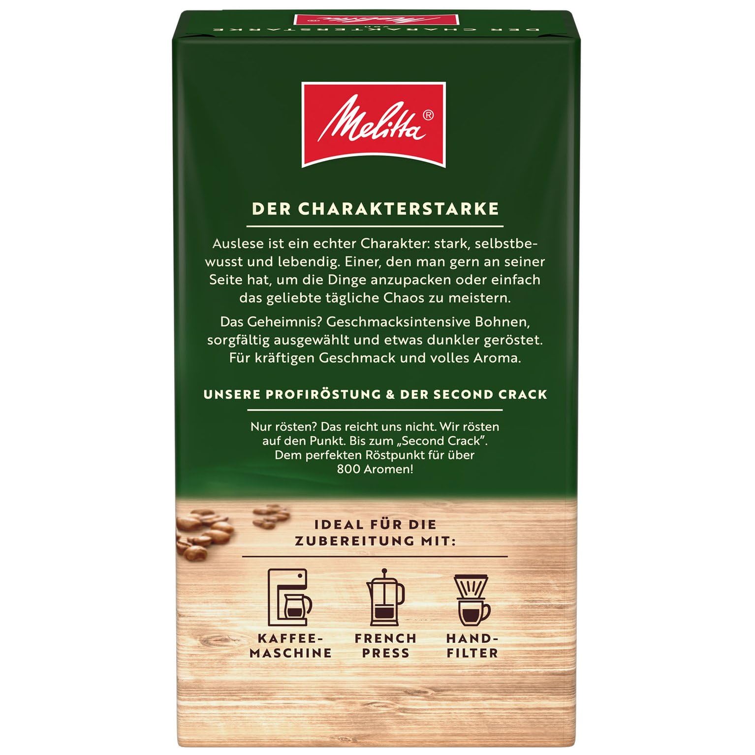Melitta Auslese klassisch Filterkaffee 18x 500g (9000g) - Kaffee aus besten Anbaugebieten