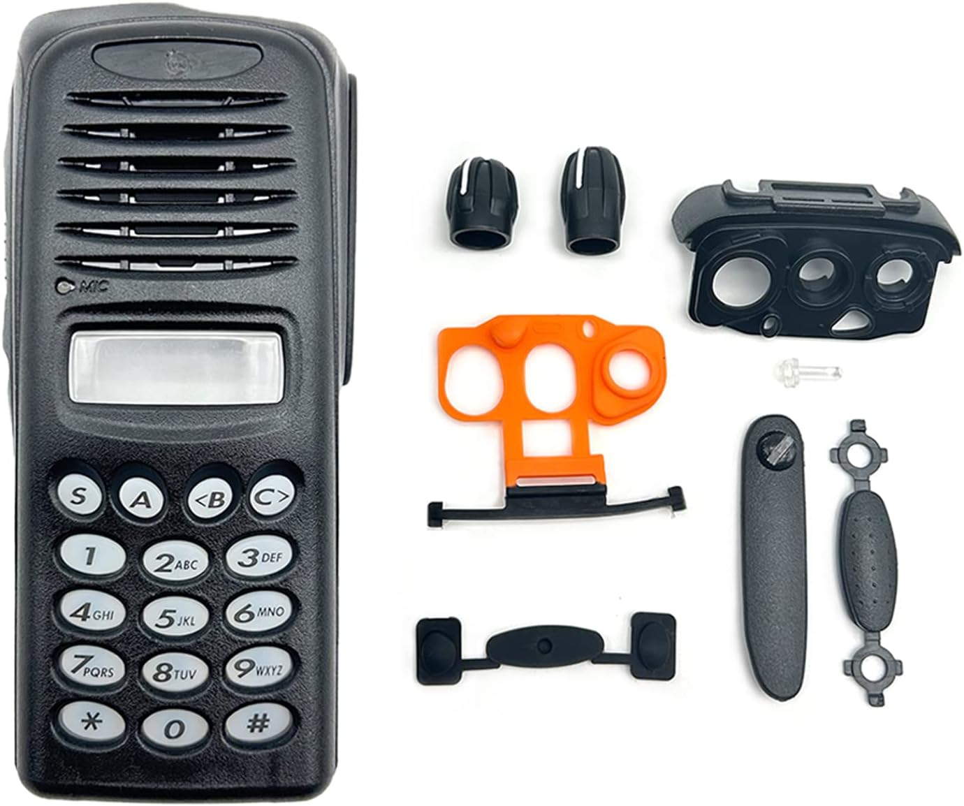 Replacement Full-Keypad Repair Front Housing Case Cover for TK2180 TK3180 TK-2180 TK-3180 Radios (1)