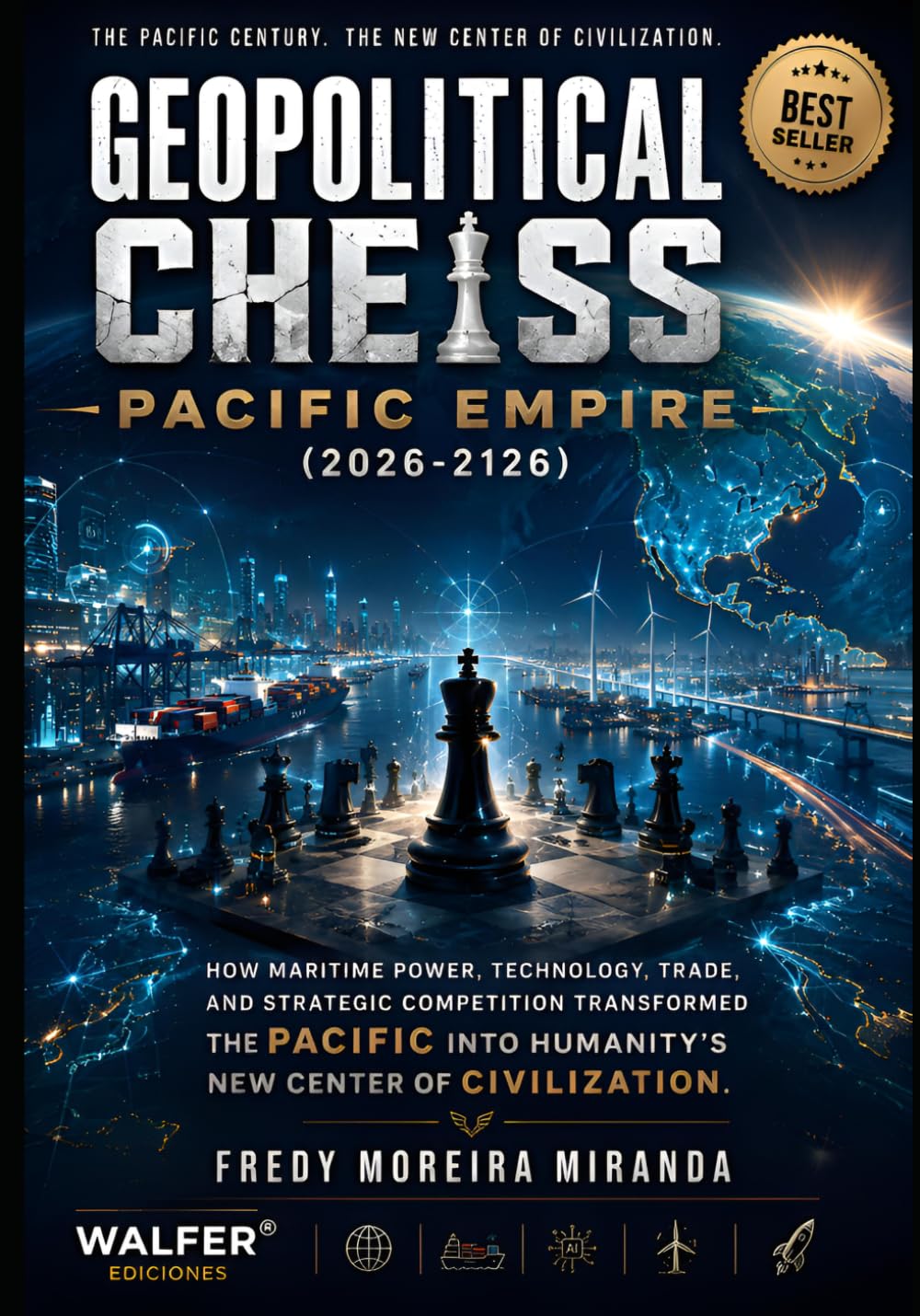 Geopolitical Chess: Pacific Empire (2026-2126): "How Maritime Power, Technology, Trade, and Strategic Competition Transformed the Pacific into Humanity's New Center of Civilization."