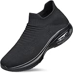 Hommes Slip sur les sneakers marche chaussures de course respirant Mesh volant léger confortable Soft Sole Chaussures Casual