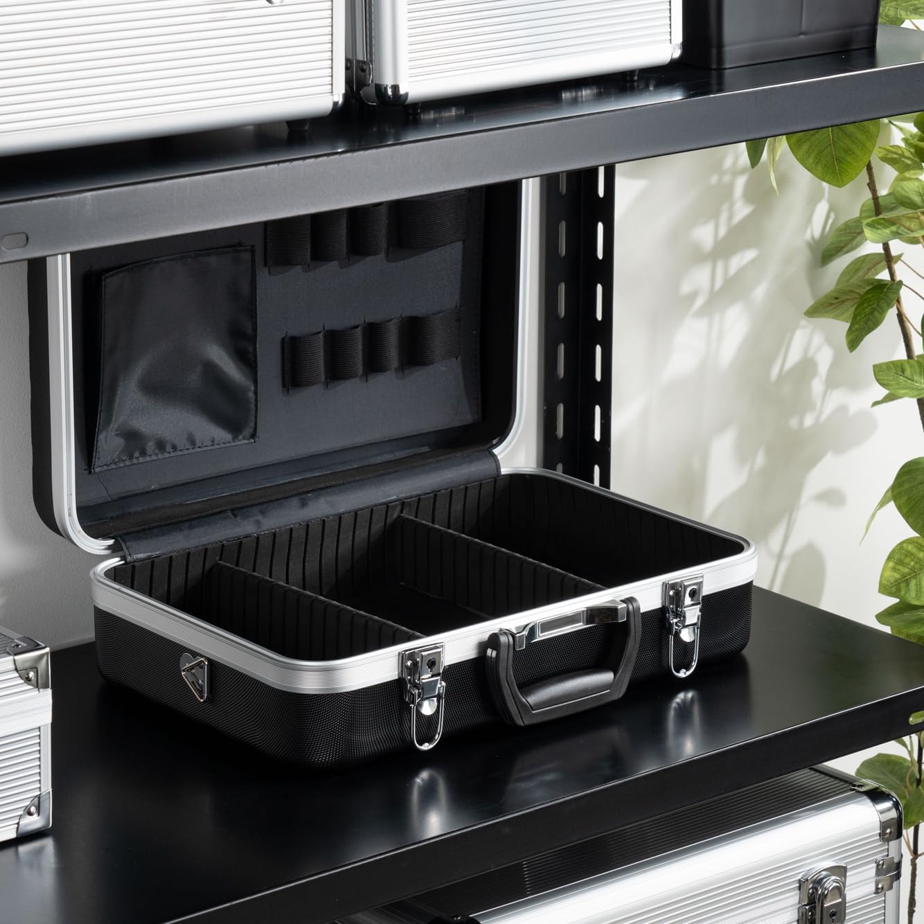 JEJ Astage GT-C ABS Strong Case, Black, Tool Case, Tool Box, Tool Storage, Tool Case (W x D x H): 16.9 x 5.1 x 12.0 inches (43 x 13 x 30.5 cm)