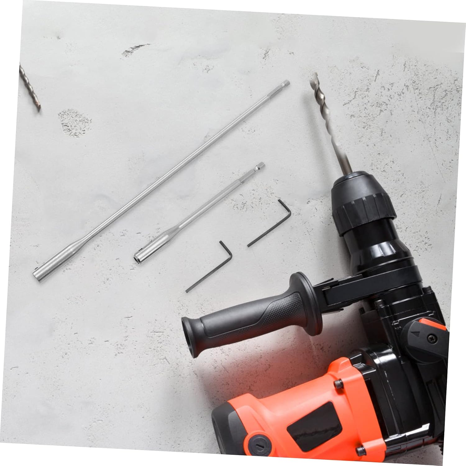 Drill Bit Extension Rod Set Practical Expander with Wrenches Durable Construction for Mechanics and Diy for Home and Construction Use