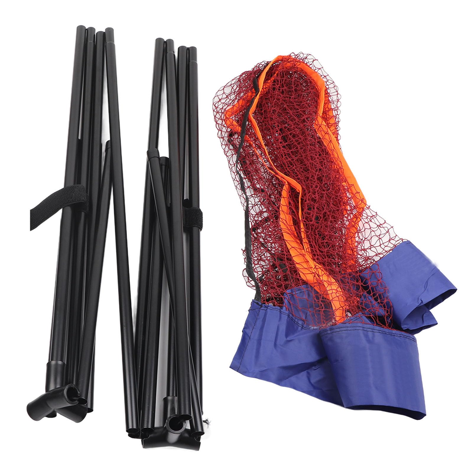 Rete da Badminton Regolabile Rete da Tennis Portatile Durevole con Supporto Resistente Alla Ruggine per Vialetto da Spiaggia Cortile Nylon Leggero di Alta qualità