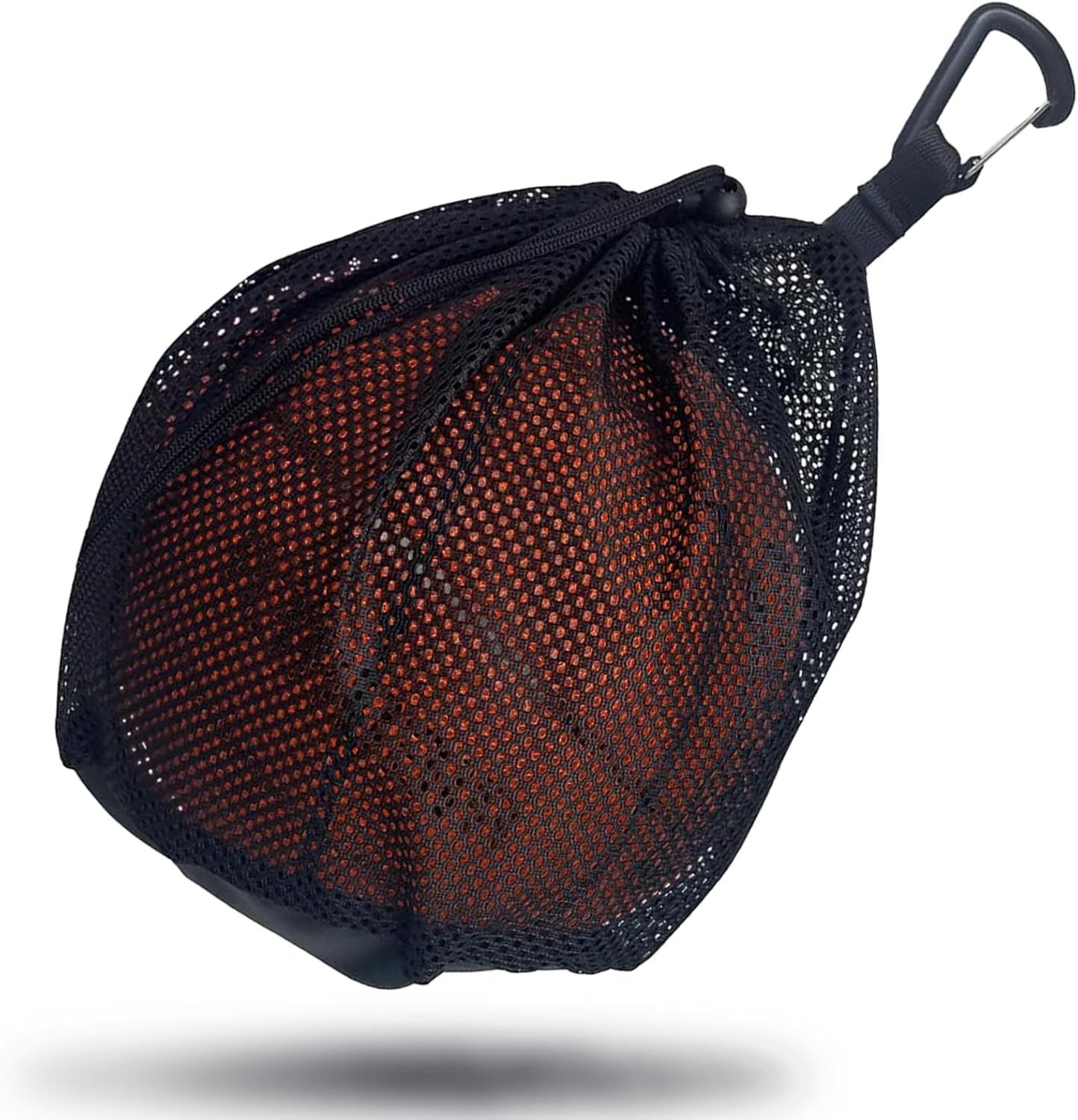 Single Mesh Ball Bag with Zipper Pocket, Quick Release Buckle Fits All Kinds of Backpacks, Can Carry Basketball, Volleyball, Soccer-picture-18