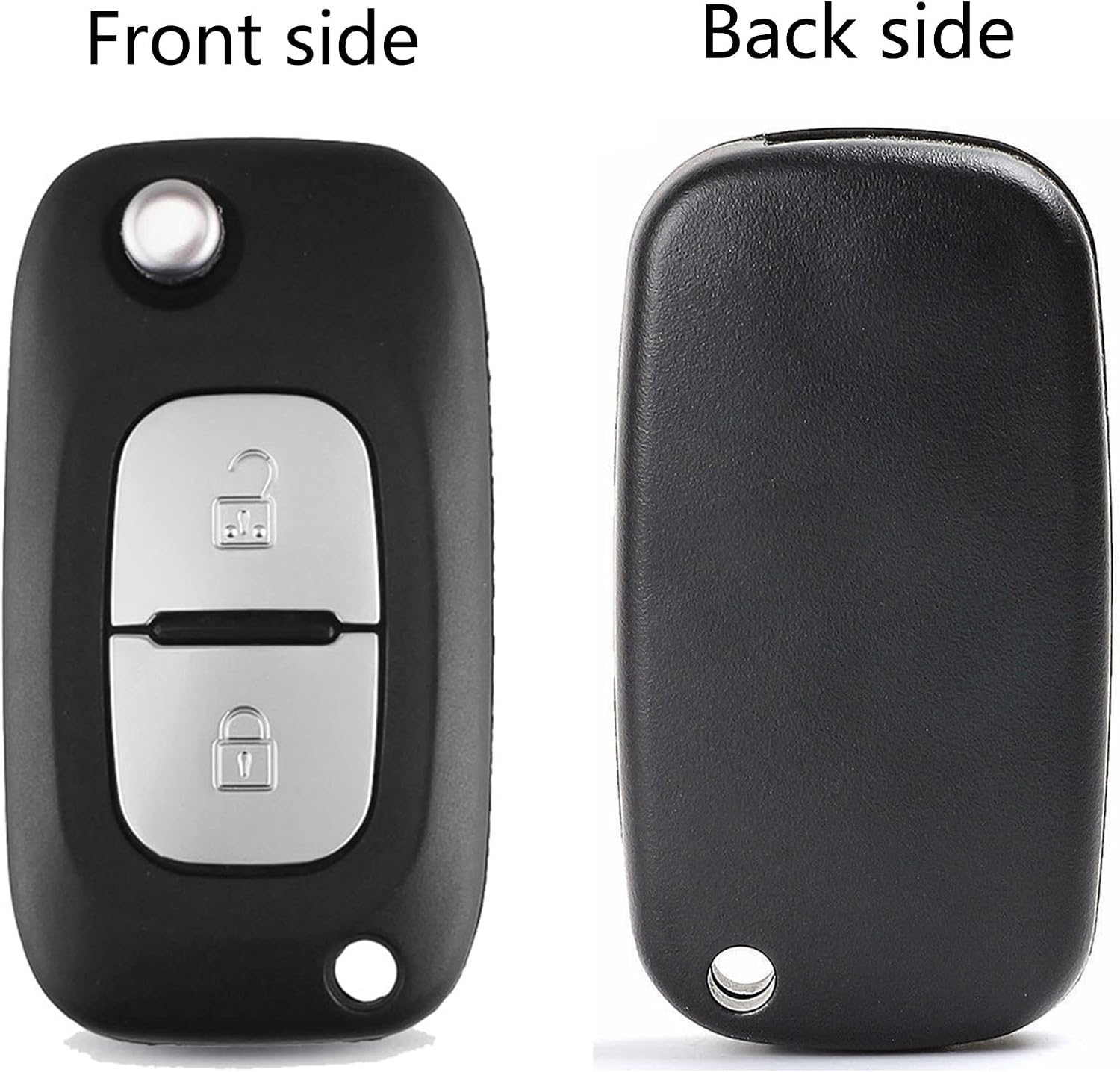Coque Clé Télécommande Citroën 433MHz - Compatible Xsara Picasso, Berlingo, C2, C3, C4 - Avec Puce ID46