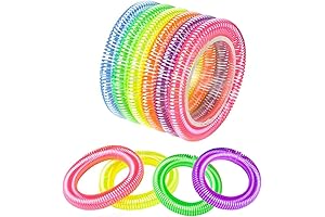 ArtCreativity Neon Spring Bracelets: Colorful Fun for Kids and Adults