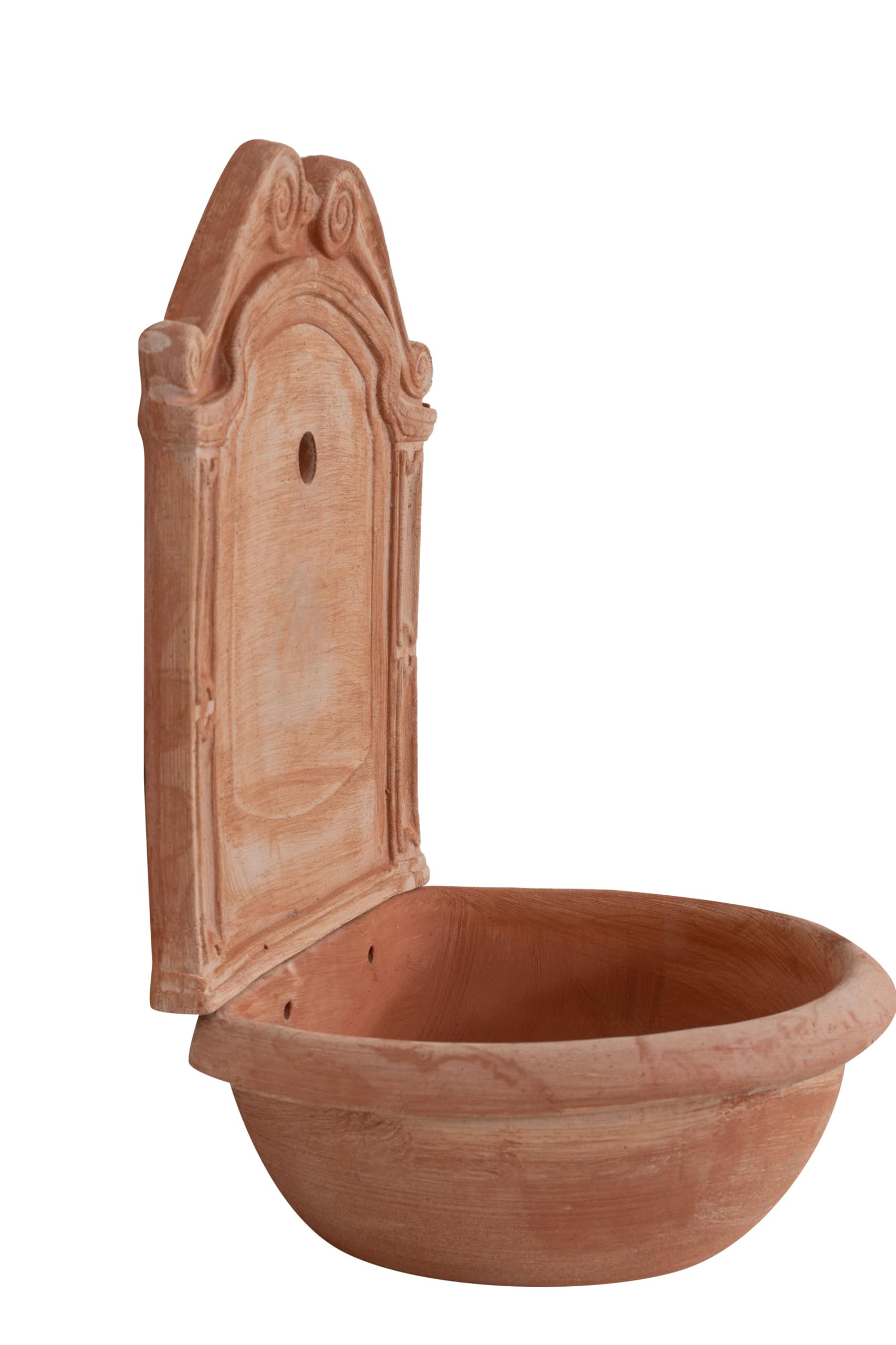Biscottini Fontana da Giardino Esterno L45xPR36xH64 - Fontana da Giardino in Terracotta - Fontanella da Giardino - Arredo Giardino Fontana Giardino in Terracotta
