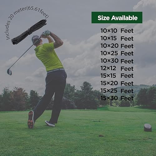 Miniatura 9 de Redes de golf de práctica, ideales para golf, hockey, béisbol, redes deportivas, equipo de impacto, perfectas para conducción en el patio trasero,